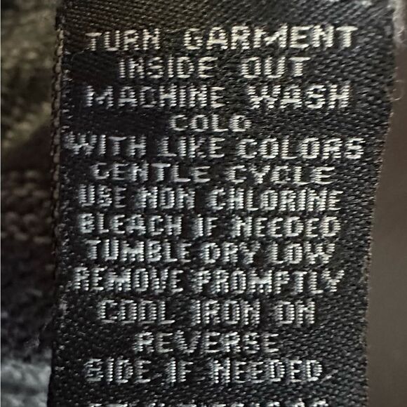 Mens 33 Degrees Gray Tones 1/4 Zip Sweater w/Raglan Sleeves. Large EUC. - Picture 6 of 6